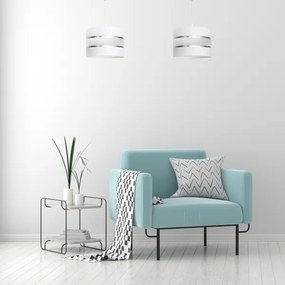 Lustră pe cablu HELEN 1xE27/15W/230V albă