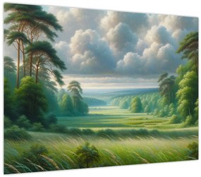 Tablou - Peisaj verde (70x50 cm)