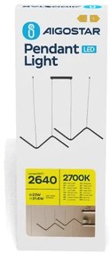 Lustră LED pe cablu Aigostar LED/23W/230V 2700K