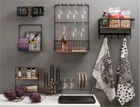 Scurgător vase PT LIVING, negru