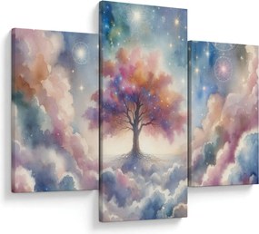 Tablou – Arborele vieții printre nori (90x60 cm)