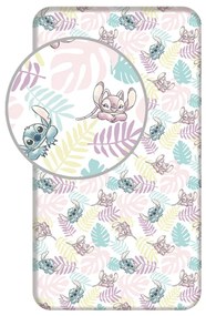 Disney Lilo și Stitch Leaves cearșaf cu elastic 90x200 cm