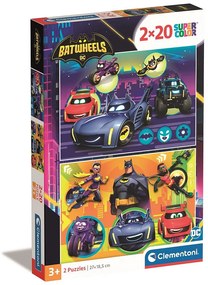 Batman Batwheels Puzzle Clementoni de 2x20 piese