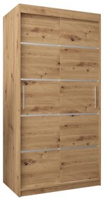 Dulap de haine 100 cm Verika 1 100 (stejar artisan). 1063672
