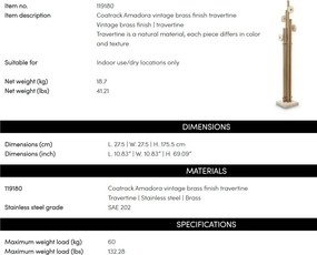 Cuier haine design LUX Amadora