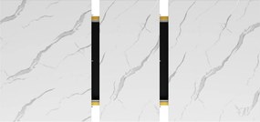 Masă extensibilă de dining, Alb+Negru | Aosom Romania