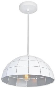 Top Light Apolo 30B - Lustră pe cablu 1xE27/40W/230V alb/argintiu