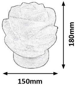 Lampă de sare FLORES 1xE14/15W/230V Rabalux 2676