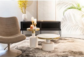 Măsuță auxiliară rotundă din metal ø 60 cm Glam – Zuiver
