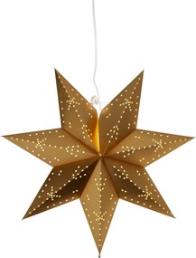 Decorațiune luminoasă de Crăciun de culoare aurie ø 45 cm Classic - Star Trading