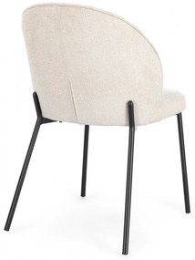 Scaun negru/bej, Wendy, Bizzotto