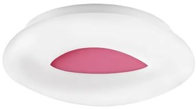 Plafoniera LED dimabila, design modern Cia roz, 45cm