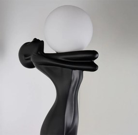 Figurina design decorativ cu iluminat HESTIA BLACK