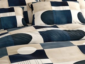 Set lenjerie de pat din polybumbac SOMVORA POLY colorata + husa de perna 50 x 70 cm GRATUIT