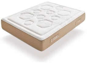 Saltea fermă/mediu-fermă cu arcuri reversibilă/termoregulatoare 180x200 cm Hexaflex Bagged Springs Gel – Moonia