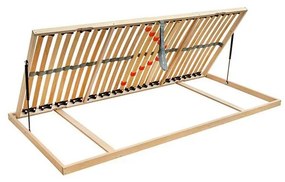 Somier flexibil cu lamele și ridicare laterală pe pistoane ODENSE 90x2