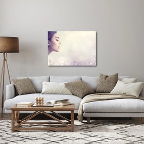 Tablou - Femeia cu lavandă (70x50 cm)