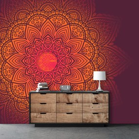 Fototapet - Mandala, culori Închise (147x102 cm)