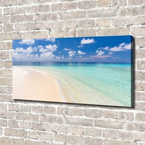 Tablouri tipărite pe pânză Plajă în maldive
