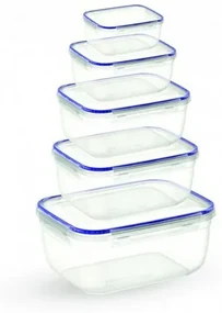 Set de cutii închidebile Frigo, 5 buc