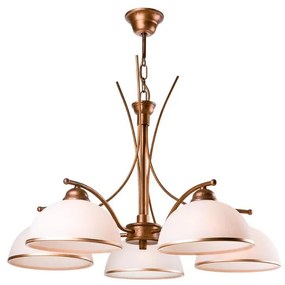 Lustră pe lanț PATRYCJA 5xE27/60W/230V