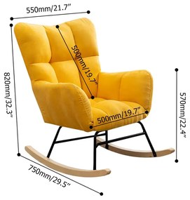 Fotoliu galben în living în stil art nouveau DEPRIMO 20858 by Deprimo