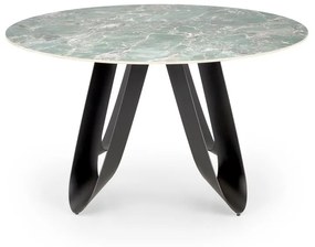 Masa rotunda Giovani marmura verde/negru ø135/h76 cm