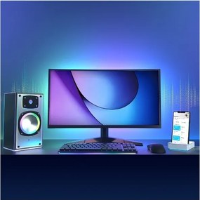 TP-Link - Bandă LED RGBW reglabilă, 5 m, 20,5 W, 230 V, Wi-Fi