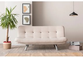 Canapea extensibilă BAKU, 2 locuri, crem