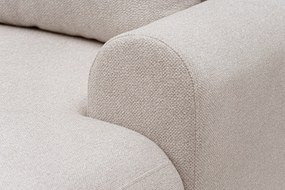 Colțar extensibil Lotulis L II pe dreapta - tricot crem hidrofob Blur 01