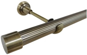 Galerie fara inele DOP STRIAT /25 - aur antic (Alege marime: 160 cm)