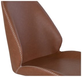 Scaune de dining maro coniac 2 buc. Monte – House Nordic