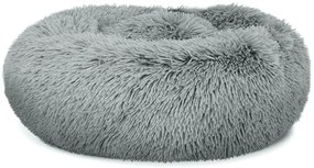 Pat de plus pentru caini gri deschis 40 cm