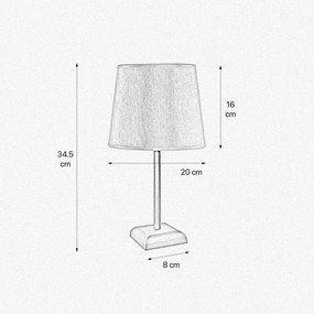 Veioza, Lampa de masa stil clasic italian din alama Aves