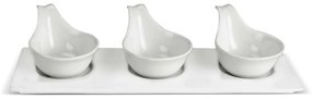 Lamart LT9218 Set de 4 farfurii de servire Dine,34 x 12 cm