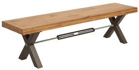Banca Design Industrial Thor 180cm stejar salbatic