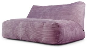 Fotoliu bean bag mov cu tapițerie din catifea reiată Sofa Tube 160 – SLOWDOWN