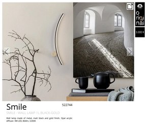 Aplica LED de perete design modern Smile