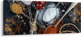 Tablou cu condimente (120x50 cm)