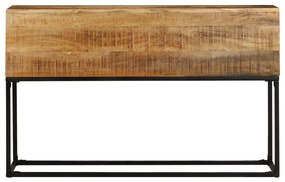 320820 vidaXL Masă consolă, 120x30x75 cm, lemn de mango nefinisat