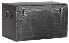 Cutie metalică pentru depozitare LABEL51, lungime 60 cm, negru