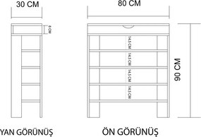 Dulap pentru pantofi Royal Walnut