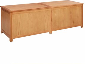 vidaXL Cutie de depozitare natural Lemn prelucrat