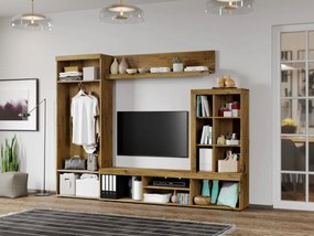 Set Mobila Living Odell Flagstaff Oak/Gri C14