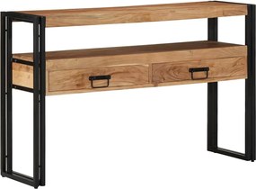 vidaXL Masă de consolă Maro 120 x 33 x 75 cm Lemn Solid de Acacia