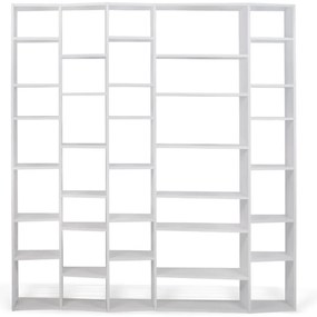 Bibliotecă albă 216x224 cm Valsa – TemaHome