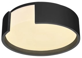 Lustra LED dimabila design modern Pavia neagra