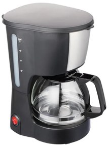 Cafetiera Rosberg R51170F, 600W, 600 ml, Cana din sticla, Filtru din plastic, Negru