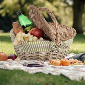 Orion Coș de picnic din răchită cu capac