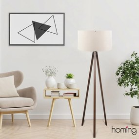 Lampa de Podea AYD - 2221, Soclu E27, Max 60W, Culoare Crem